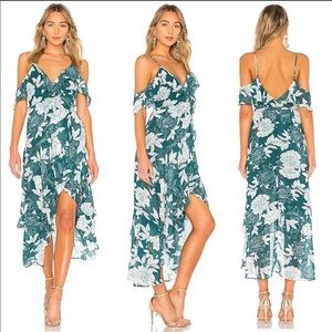 Bardot cold shoulder floral dress NWT S